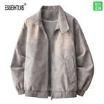 ESSEIHTLVS Men's Spring/Autumn 2025 New Trendy American Retro High-End Loose-fitting Jacket Top
