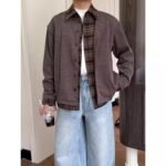 NOFUNNULL American Retro Distressed Washed Denim Shirt Men's Spring New Textured Shirt Jacket Trendy